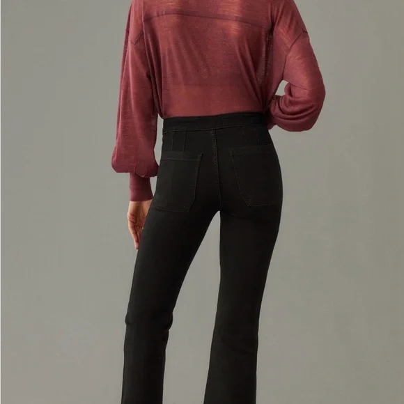 Pilcro Black Denim Pants-Anthropologie 33T - Picture 3 of 7